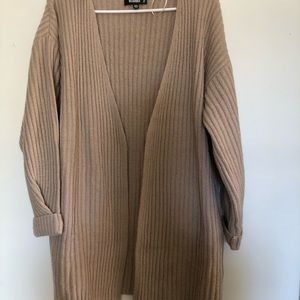 Misguided brown cardigan